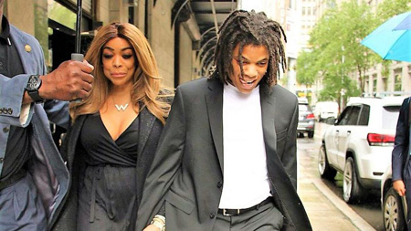 Wendy Williams and Kevin Hunter Jr. out in the streets.